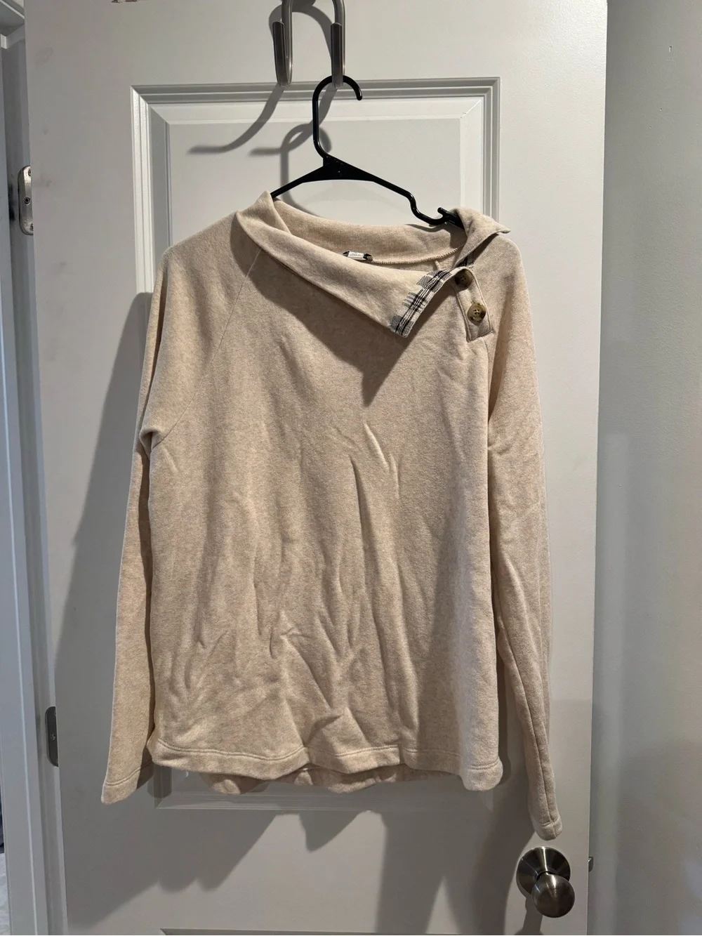 J. Crew Light Beige Cozy Pullover